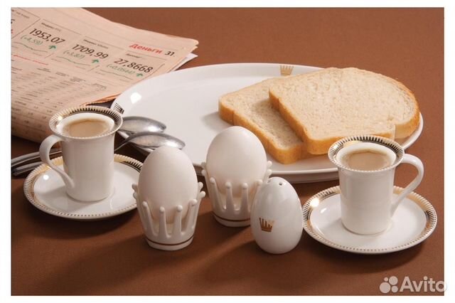 Набор для завтрака Утро по-королевски сервиз новый— фотография №1
