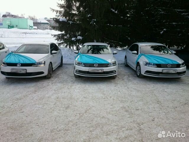 Белые VW Jetta на свадьбу Белые VW Jetta на свадьбу