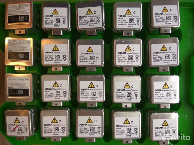 Оригинальные ксеноновые лампы D1S D2S D3S - Новые