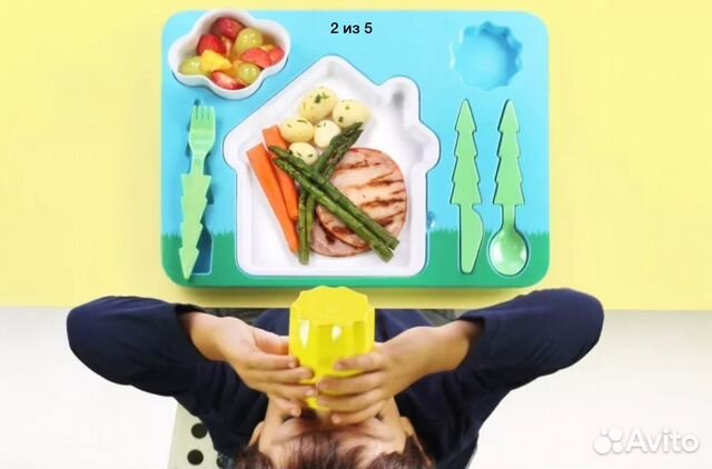 Детский набор посуды landscape dinner set от Doiy Детский набор посуды landscape dinner set от Doiy
