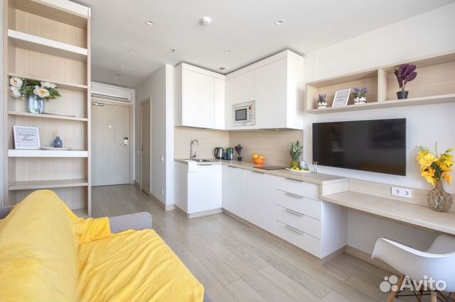 

Квартира-студия, 24 м², 1 кровать