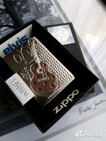 Zippo Elvis guitar bling