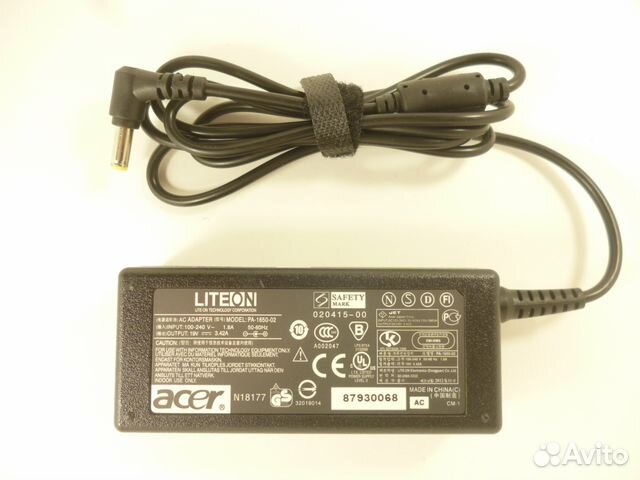 Новый блок питания Acer 65W 19V 3.42A (5.5x1.7)