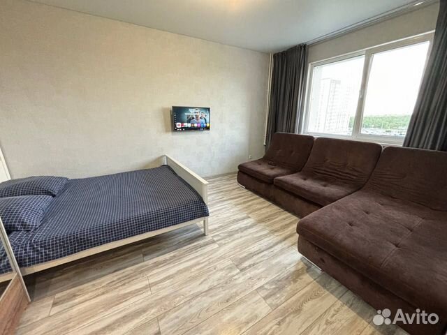 

1-к. квартира, 44 м², 2 кровати