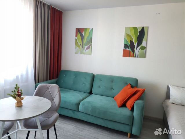 

Квартира-студия, 25 м², 2 кровати