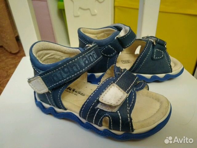 Кожаные сандалии 22р.(14см) Кожаные сандалии 22р.(14см)