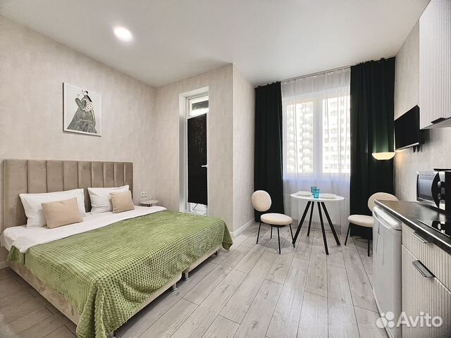 

Квартира-студия, 25 м², 2 кровати