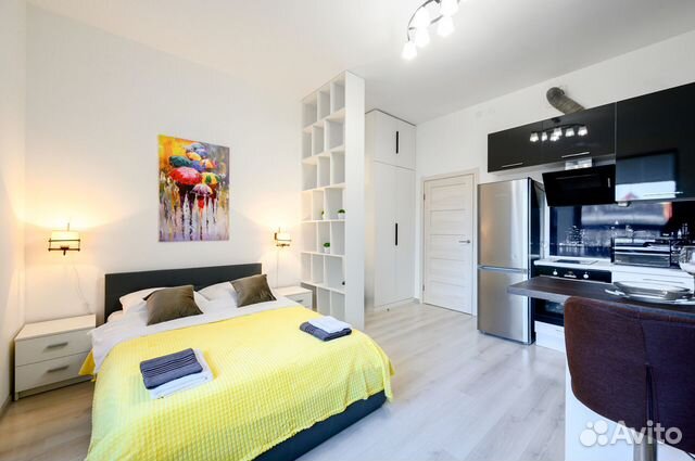 

Квартира-студия, 30 м², 1 кровать