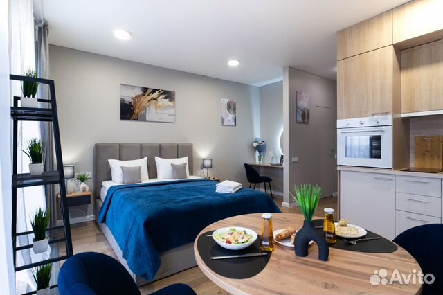 

Квартира-студия, 30 м², 1 кровать
