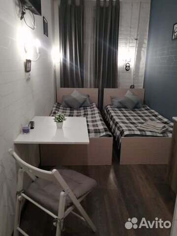 

Квартира-студия, 12 м², 2 кровати