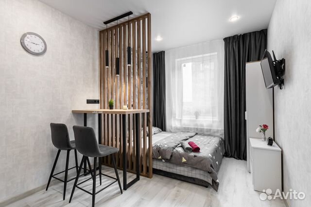 

Квартира-студия, 15 м², 1 кровать