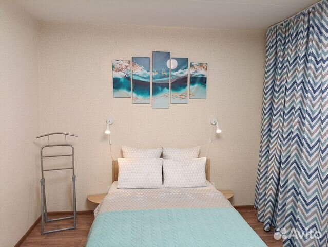 

1-к. квартира, 43 м², 2 кровати