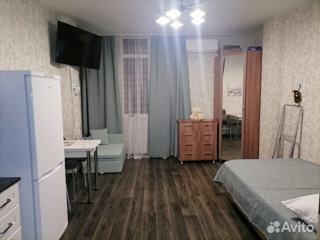

Квартира-студия, 30 м², 2 кровати