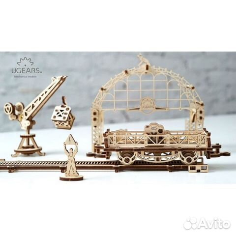 3D конструктор Ugears - Манипулятор на рельсах