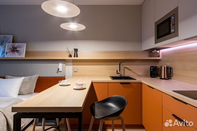 

Квартира-студия, 27 м², 1 кровать