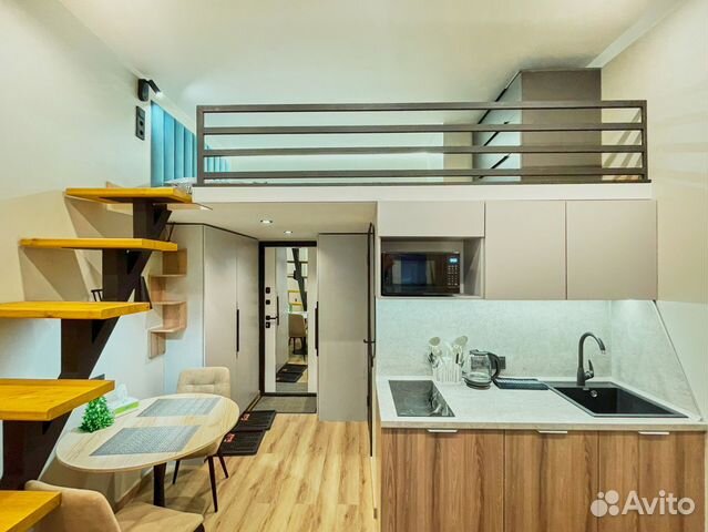 

Квартира-студия, 25 м², 2 кровати