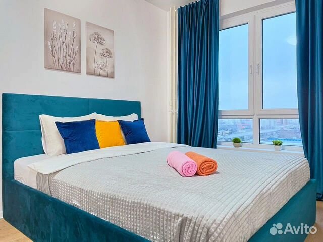 

1-к. квартира, 40 м², 2 кровати