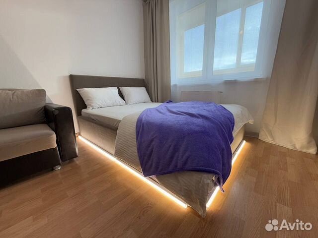 

1-к. квартира, 42 м², 2 кровати