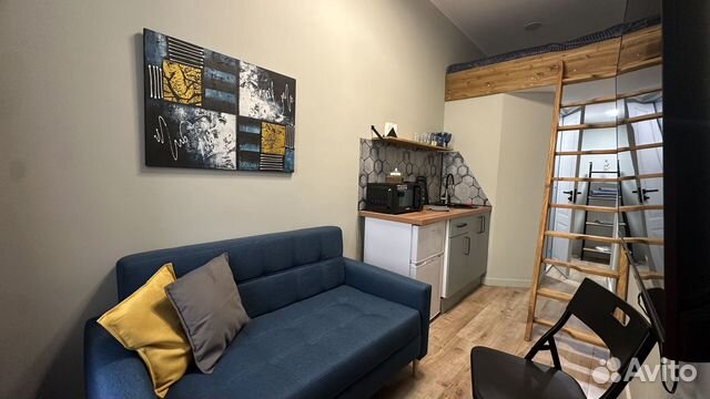 

Квартира-студия, 15 м², 2 кровати