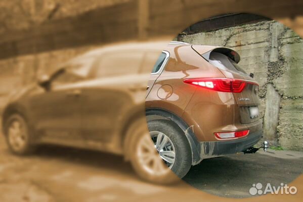 Фаркоп Бизон Kia Sportage IV 2015-2018 квадрат Фаркоп Бизон Kia Sportage IV 2015-2018 квадрат