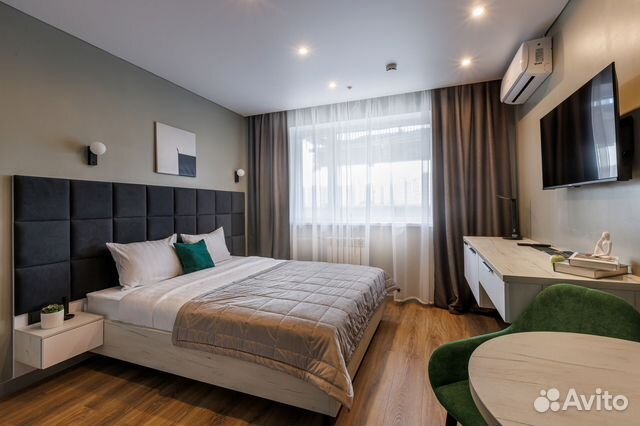 

Квартира-студия в апарт-отеле, 21 м², 2 кровати