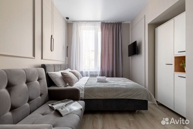 

Квартира-студия в апарт-отеле, 16,5 м², 2 кровати