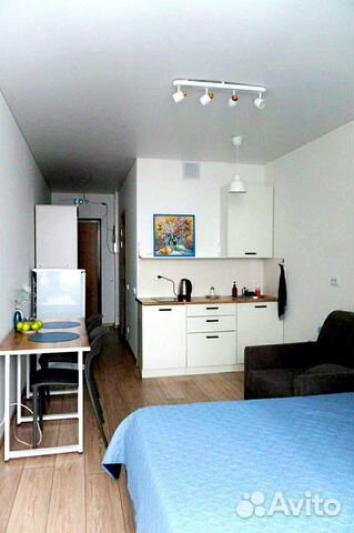 

Квартира-студия, 23 м², 2 кровати