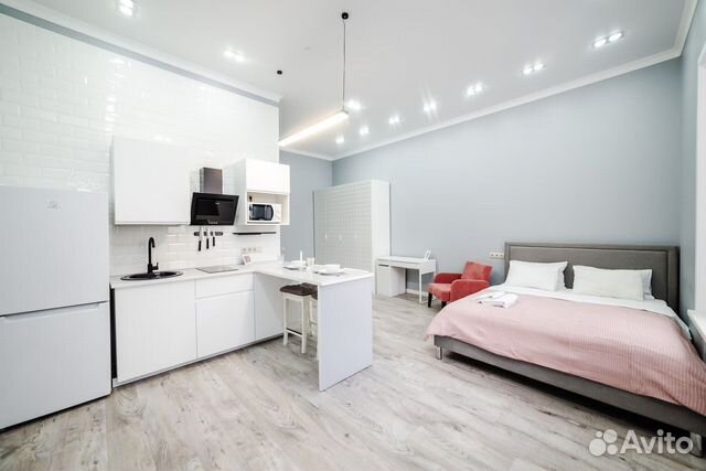 

Квартира-студия, 32 м², 1 кровать
