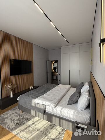 

1-к. квартира, 50 м², 2 кровати