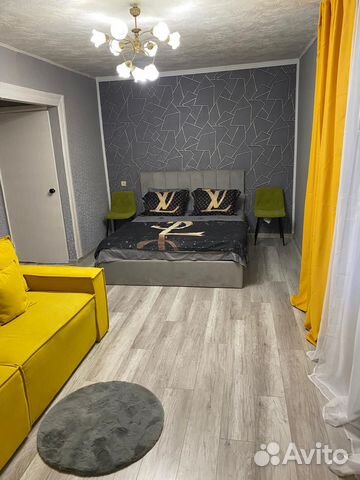 

1-к. квартира, 46 м², 2 кровати