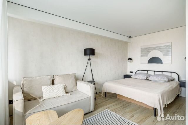 

Квартира-студия, 27 м², 2 кровати