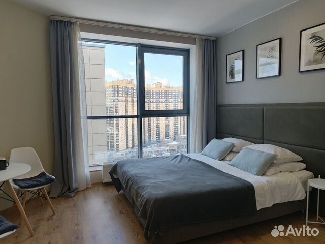 

Квартира-студия, 30 м², 2 кровати
