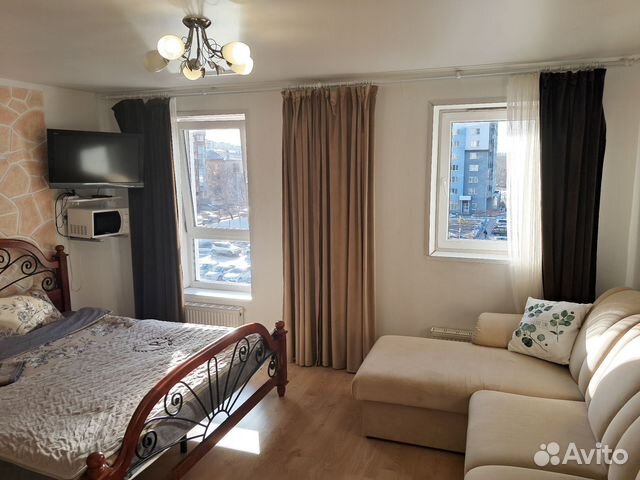 

Квартира-студия, 32 м², 2 кровати