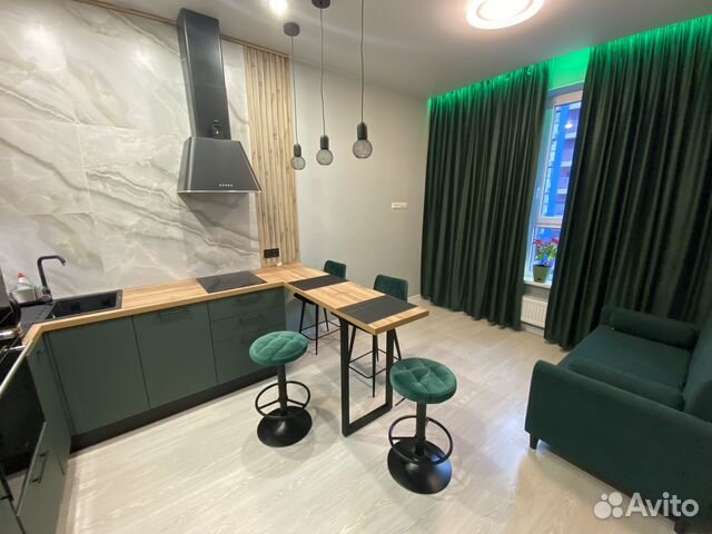 

1-к. квартира, 43 м², 2 кровати