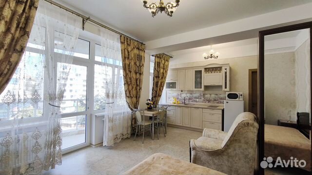 

Квартира-студия, 40 м², 2 кровати