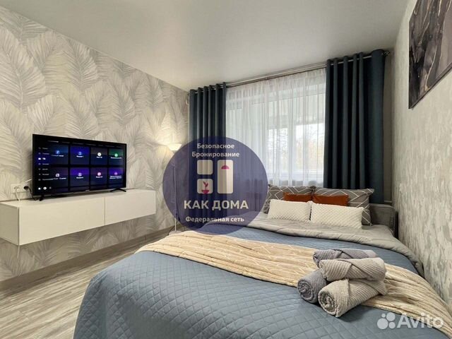 

1-к. квартира, 37 м², 2 кровати