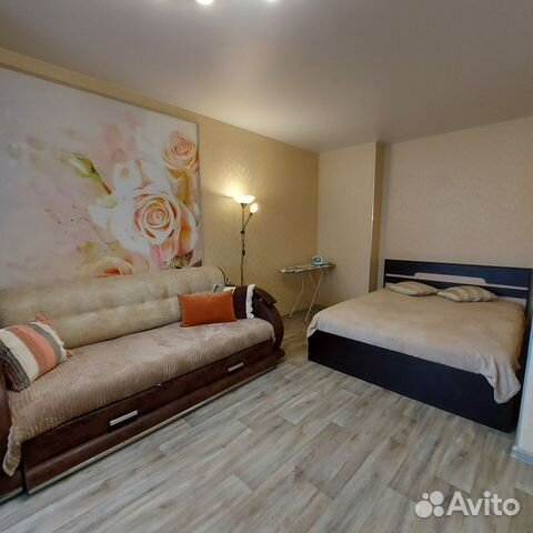 

1-к. квартира, 44 м², 3 кровати