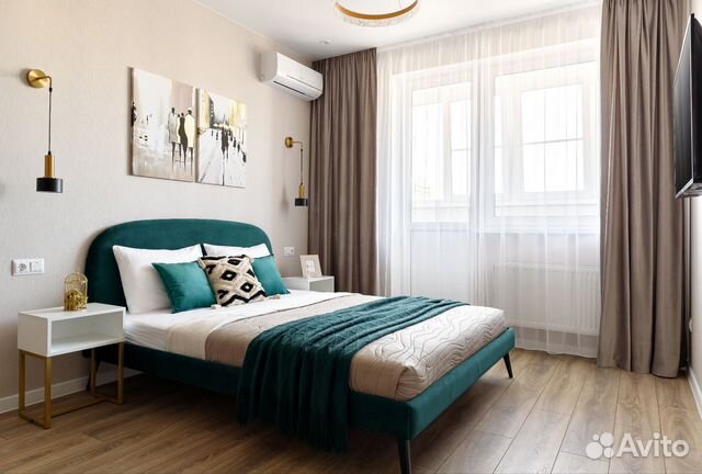 

1-к. квартира, 43 м², 2 кровати