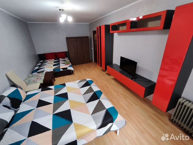 

1-к. квартира, 45 м², 3 кровати
