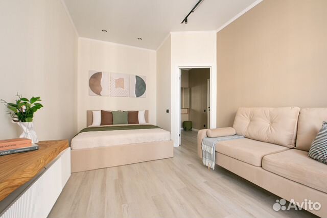 

1-к. квартира, 40 м², 2 кровати