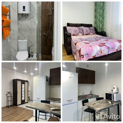 

Квартира-студия, 35 м², 2 кровати