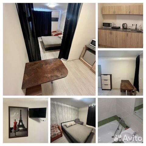 

Квартира-студия, 25 м², 2 кровати