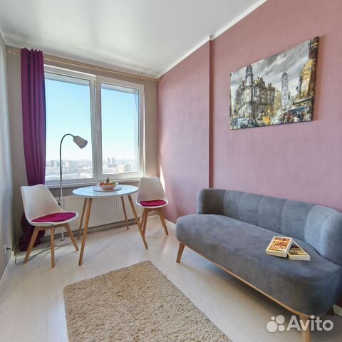 

Квартира-студия, 25 м², 2 кровати