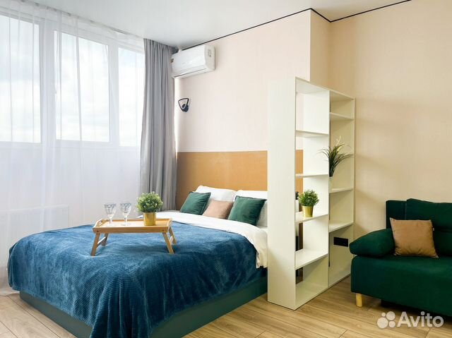 

Квартира-студия, 30 м², 2 кровати
