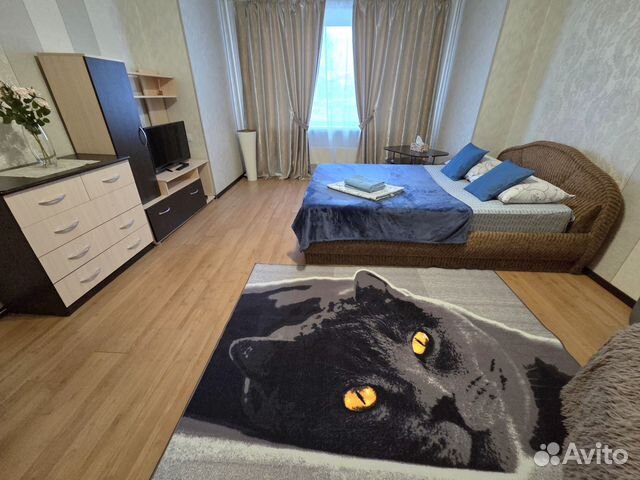 

1-к. квартира, 45 м², 3 кровати