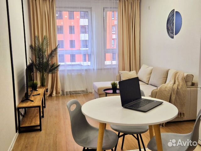 

1-к. квартира, 45 м², 2 кровати