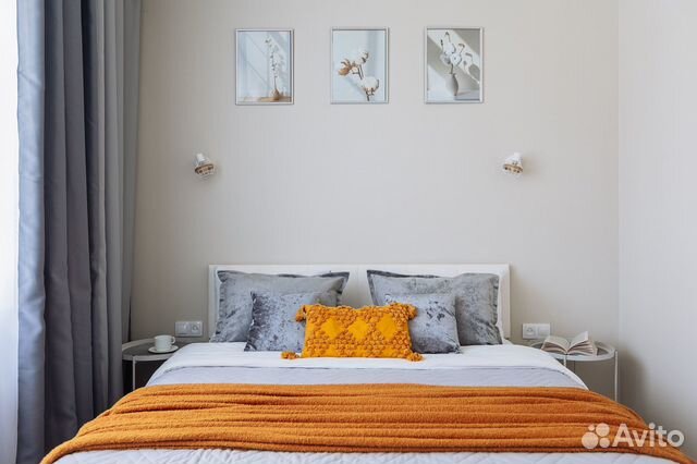 

1-к. квартира, 36 м², 2 кровати