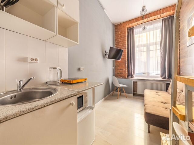 

Квартира-студия, 25 м², 2 кровати