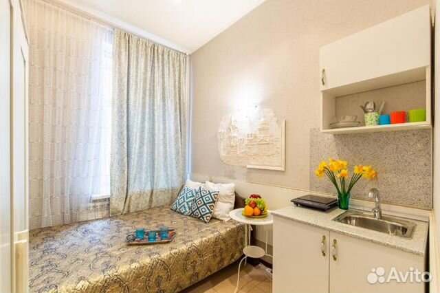 

Квартира-студия в апарт-отеле, 18 м², 1 кровать