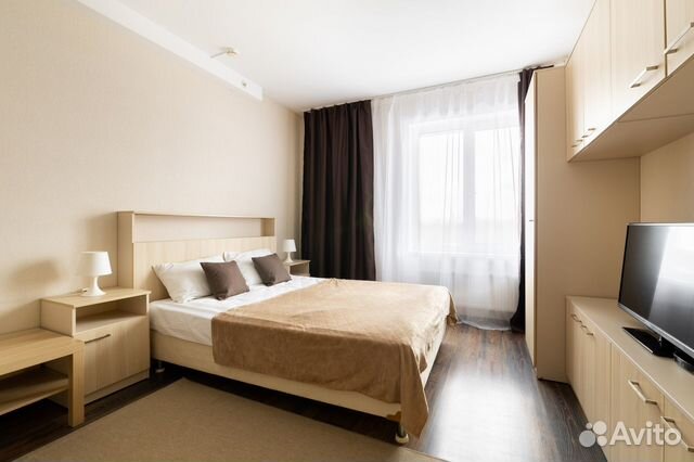 

1-к. квартира, 38 м², 2 кровати